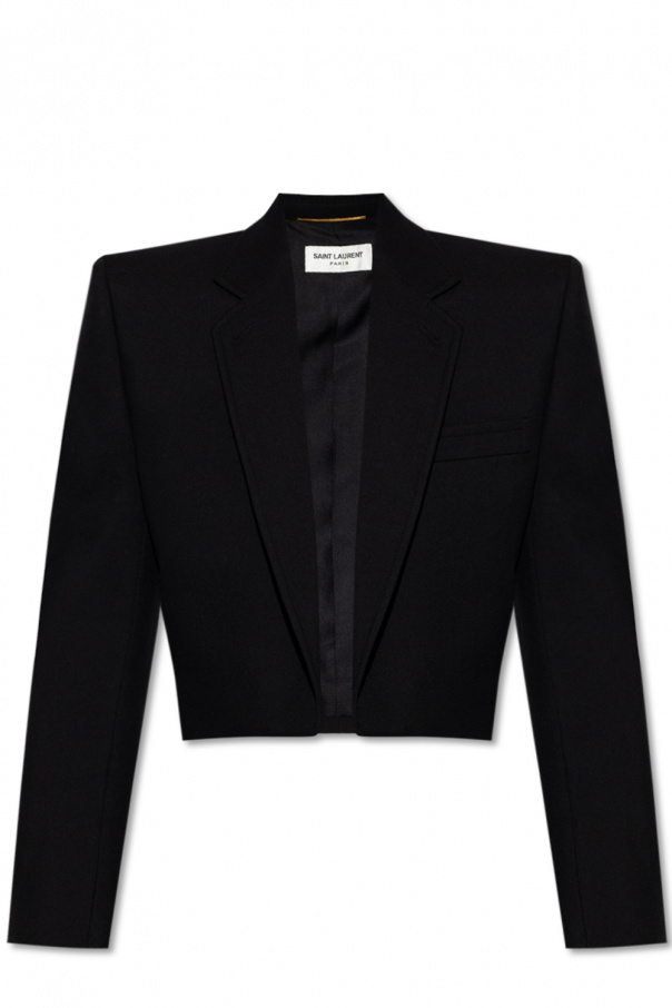 【関税&送料込】Saint Laurent Black Creme Blazer 17129140_58787095_1000.jpg